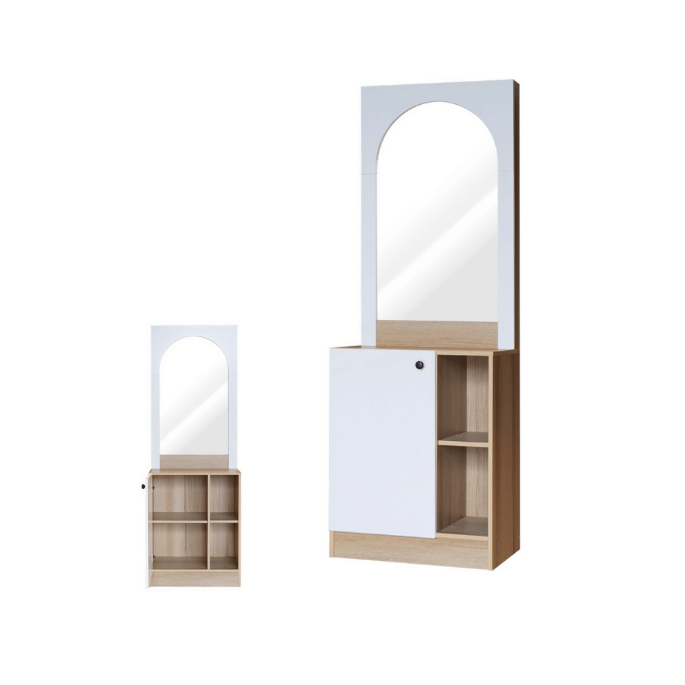 ชุดห้องนอน 6 ฟุต WISDOM DESIGN FURNITURE รุ่น ARISTA 11 สี แอช/ขาว_3